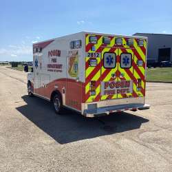 Photo of Village of Posen Ambulance  Side Back Angle View