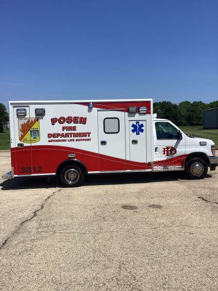 Photo of Village of Posen Ambulance Side View 2