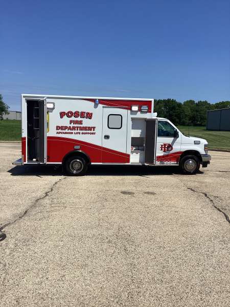 Photo of Village of Posen Ambulance Side View Open 2