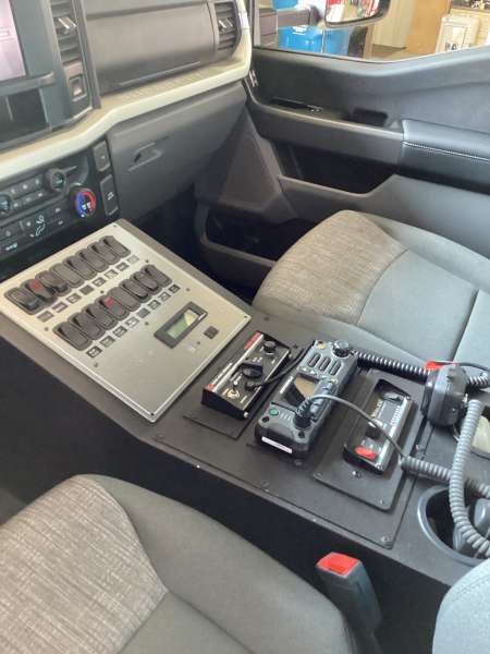 Photo of Troy Fire Protect Dist. Ambulance Interior Console View