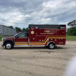 Photo of Troy Fire Protect Dist. Ambulance Side View
