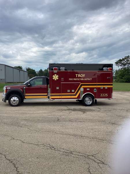 Photo of Troy Fire Protect Dist. Ambulance Side View