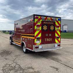 Photo of Troy Fire Protect Dist. Ambulance Side Back Angle View