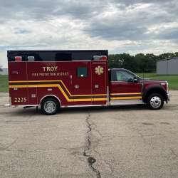 Photo of Troy Fire Protect Dist. Ambulance Side View 2