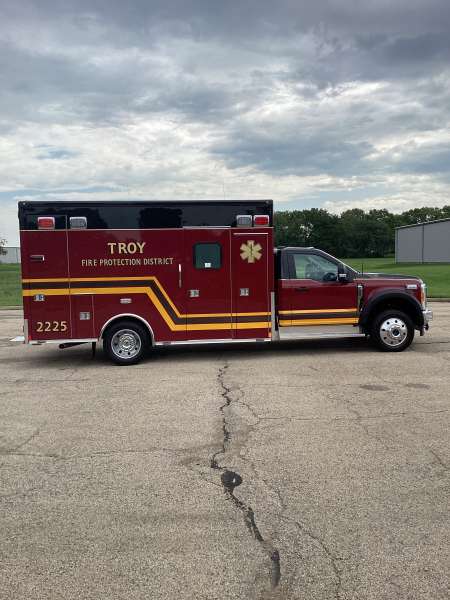 Photo of Troy Fire Protect Dist. Ambulance Side View 2