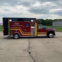 Photo of Troy Fire Protect Dist. Ambulance Side View 2 Opened