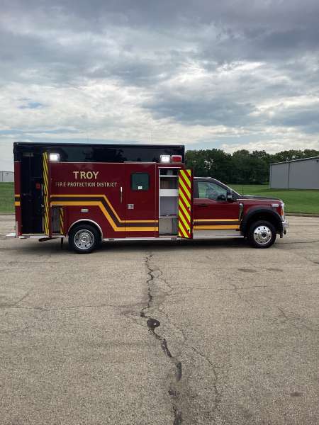 Photo of Troy Fire Protect Dist. Ambulance Side View 2 Opened