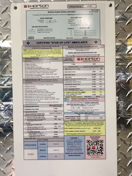 Photo of Metrowest Ambulance VIN information