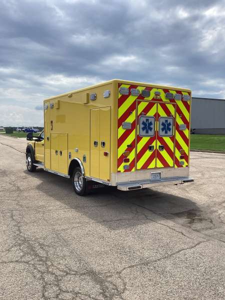 Photo of Metrowest Ambulance Side Back Angle View
