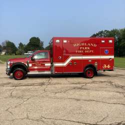 Photo of Highland Park Ambulance Side View