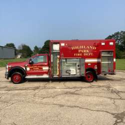 Photo of Highland Park Ambulance Side View Opened