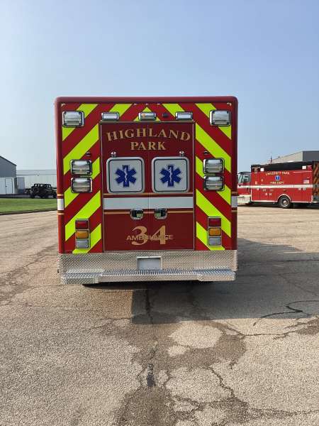 Photo of Highland Park Ambulance Back View