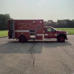 Photo of Highland Park Ambulance Side View 2 Opened