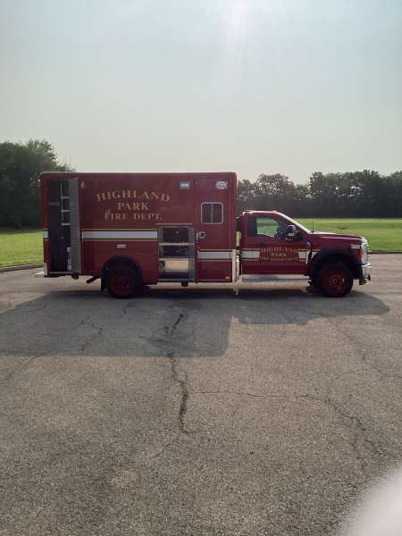 Photo of Highland Park Ambulance Side View 2 Opened