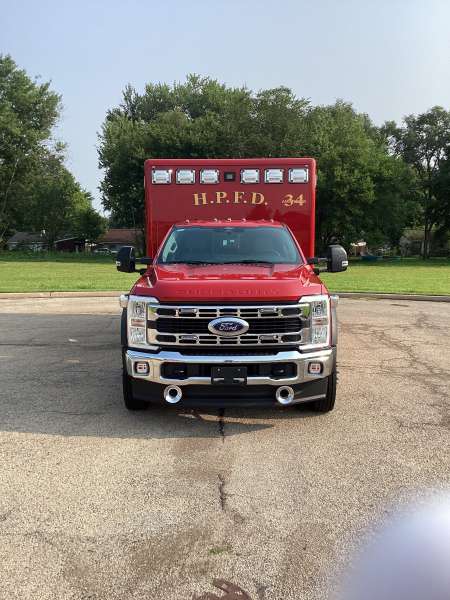 Photo of Highland Park Ambulance Front View