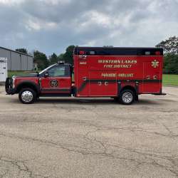 Photo of Western Lakes Ambulance Side View