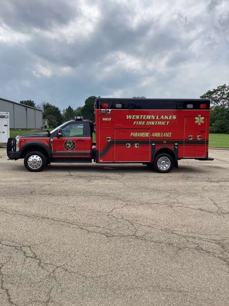 Photo of Western Lakes Ambulance Side View