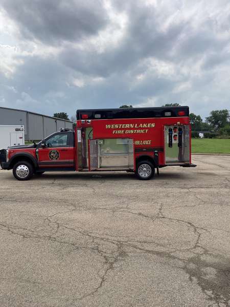 Photo of Western Lakes Ambulance Side View Opneed