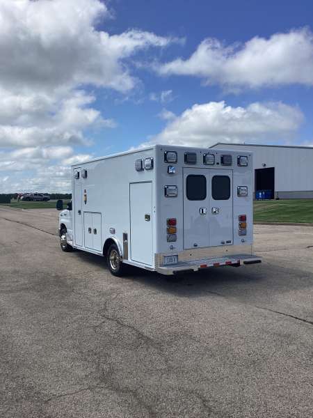 Photo of Mercy Health Systems Ambulance Back Side View