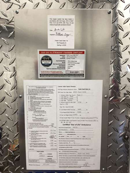 Photo of South Barry Ambulance District Remount VIN Info