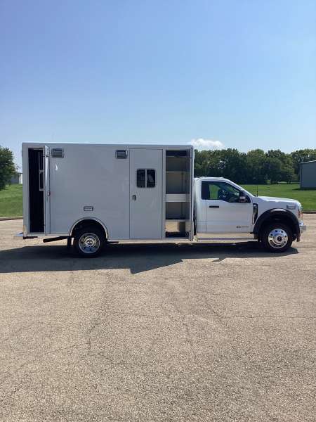 Photo of South Barry Ambulance District Remount Back Side View Open 2