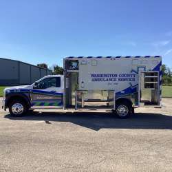Photo of Washington County Ambulance Side View 2 Opened