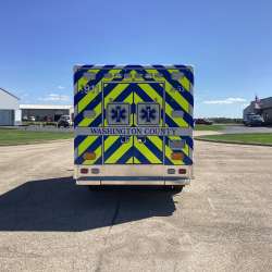 Photo of Washington County Ambulance Back View