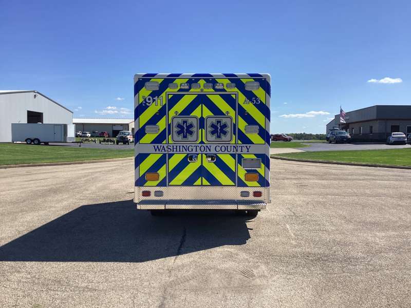 Photo of Washington County Ambulance Back View