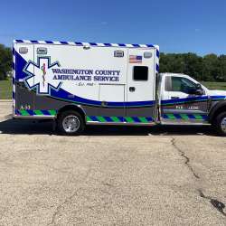 Photo of Washington County Ambulance Side View
