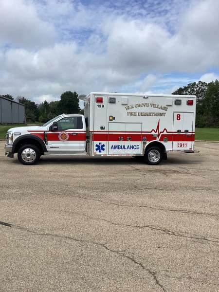 Photo of Elk Grove Fire Department Ambulance Side View 2