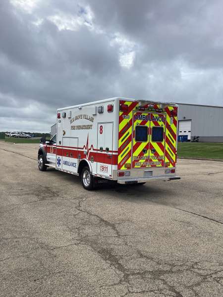 Photo of Elk Grove Fire Department Ambulance Side Back View 2