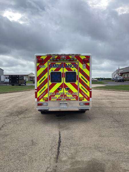 Photo of Elk Grove Fire Department Ambulance Back View