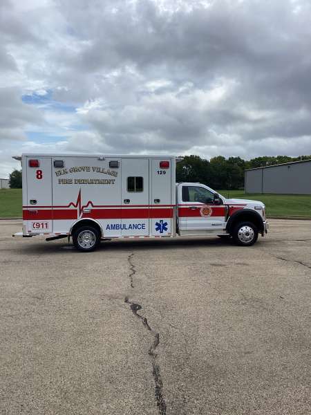 Photo of Elk Grove Fire Department Ambulance Side View