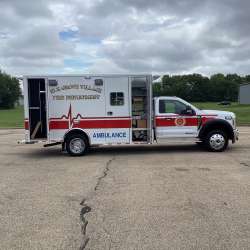 Photo of Elk Grove Fire Department Ambulance Side View Opened