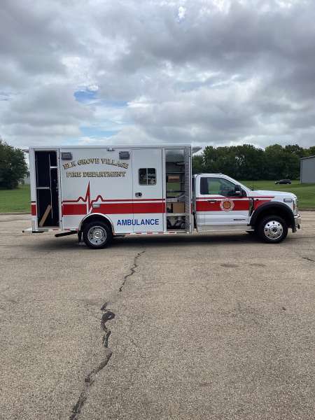 Photo of Elk Grove Fire Department Ambulance Side View Opened