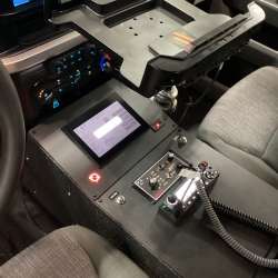 Photo of Waukegan Fire & Rescue Ambulance Interior View Console
