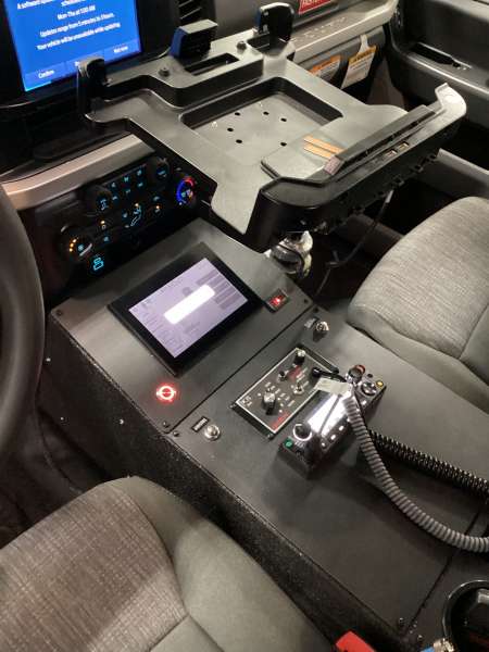 Photo of Waukegan Fire & Rescue Ambulance Interior View Console