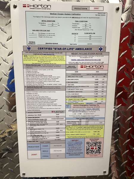 Photo of Racine Fire Department VIN Info 2