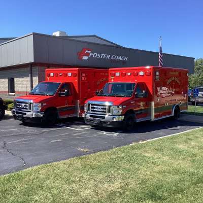 Racine Fire Department 2 Ambulances Main View