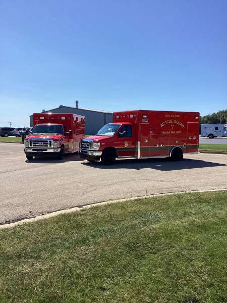 Photo of Racine Fire Department Front View with Side Together