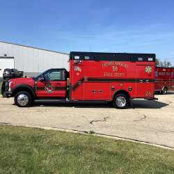 Photo of Homewood Fire Department Ambulance Side View 2 Open