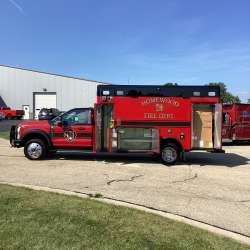 Photo of Homewood Fire Department Ambulance Side View 2 Open
