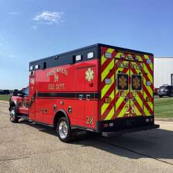 Photo of Homewood Fire Department Ambulance Back Side View 2