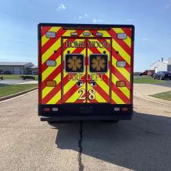 Photo of Homewood Fire Department Ambulance Back View