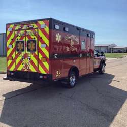 Photo of Homewood Fire Department Ambulance Back Side View 1