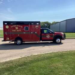 Photo of Homewood Fire Department Ambulance Side View 1