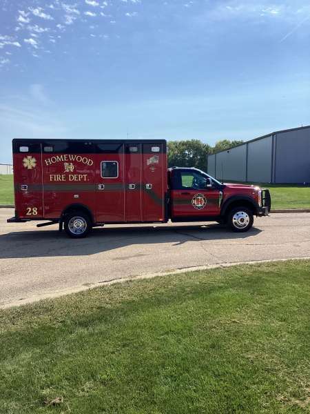 Photo of Homewood Fire Department Ambulance Side View 1