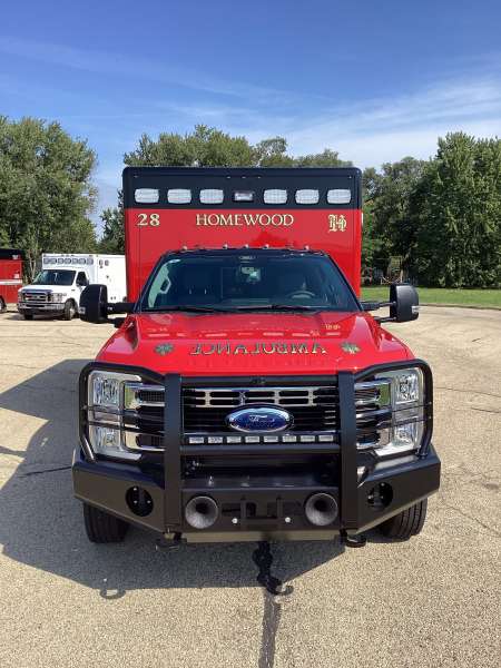 Photo of Homewood Fire Department Ambulance Front View