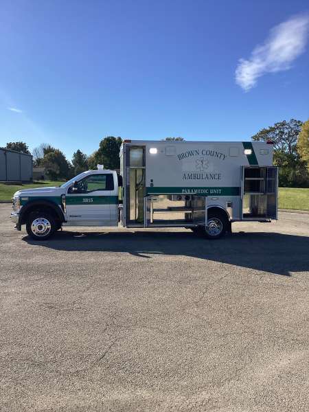 Photo of Brown County Ambulance Side View 2 Opened