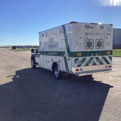 Photo of Brown County Ambulance Side Back View 2